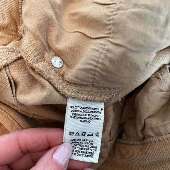 Free People Reagan Cord Ankle Jean Mustard - Picture 4 of 4